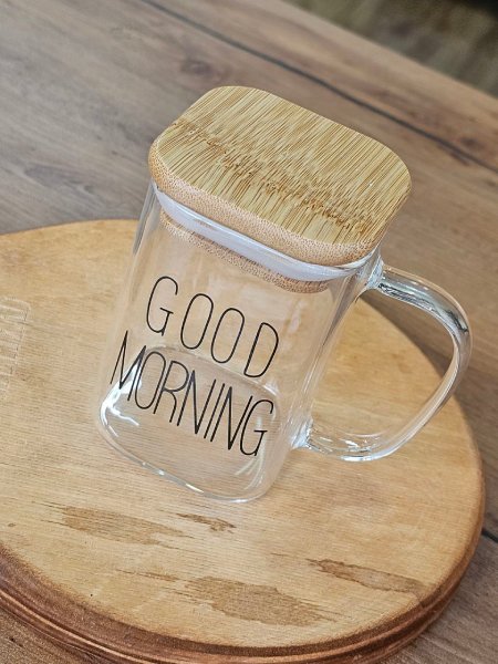 لیوان درب دار گود مورنینگ 3